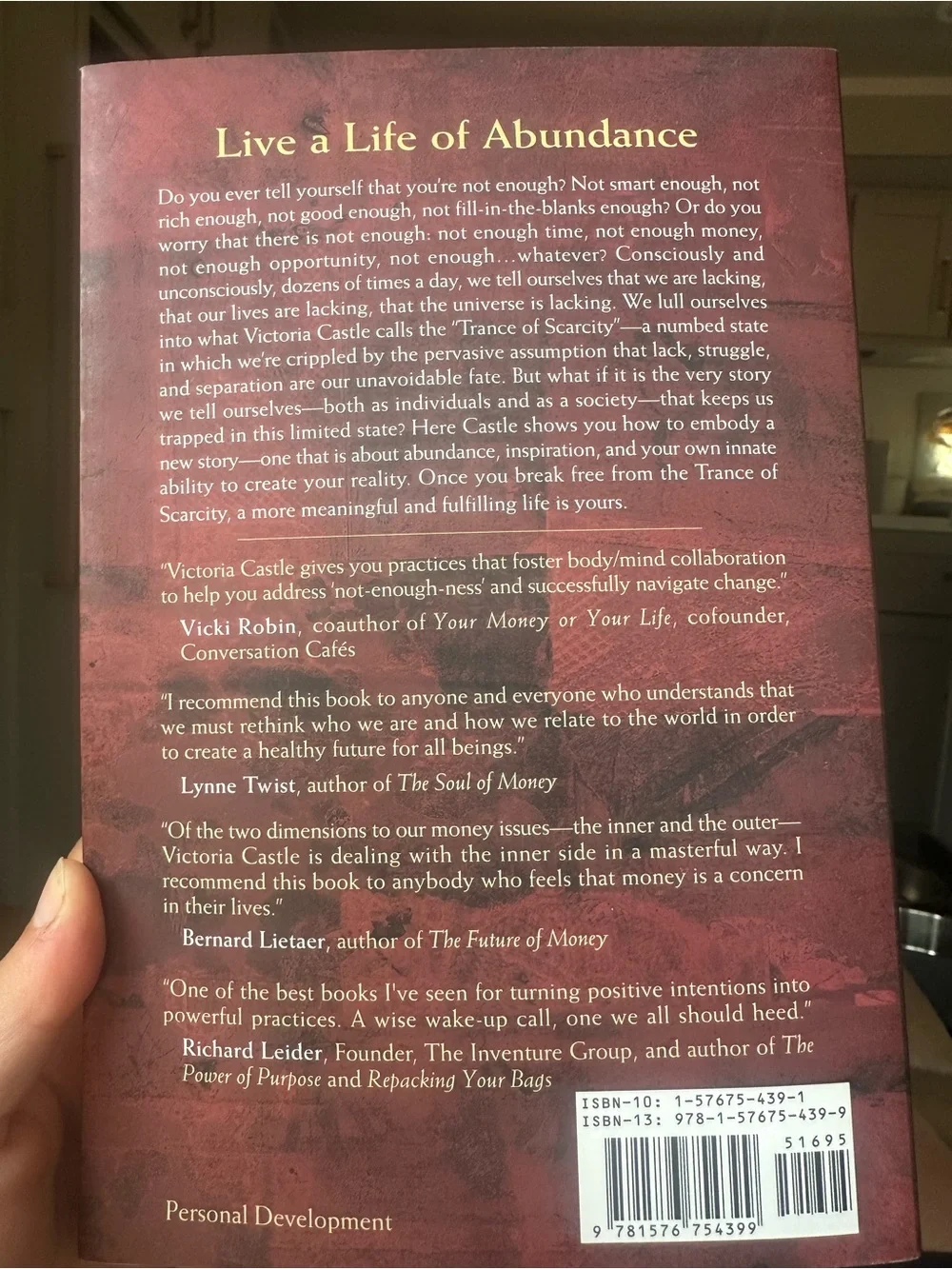 The Trance of Scarcity Book - by victoria castle